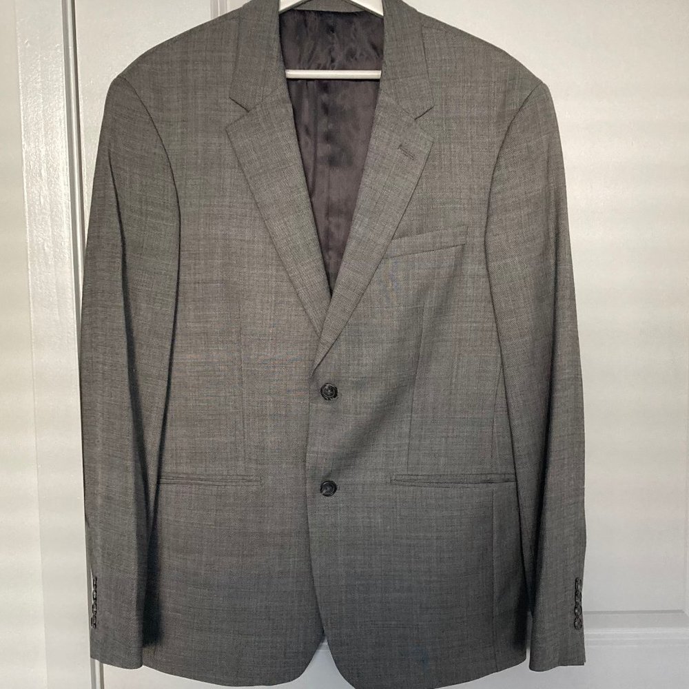Report Collection Grey Suit Size 40R Pants 32